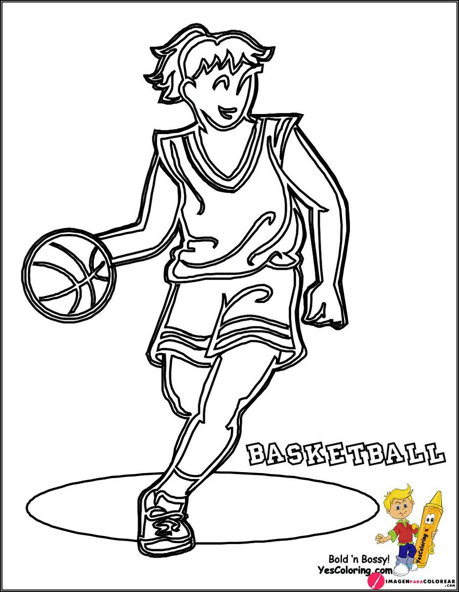 Basket Dibujo Para Pintar