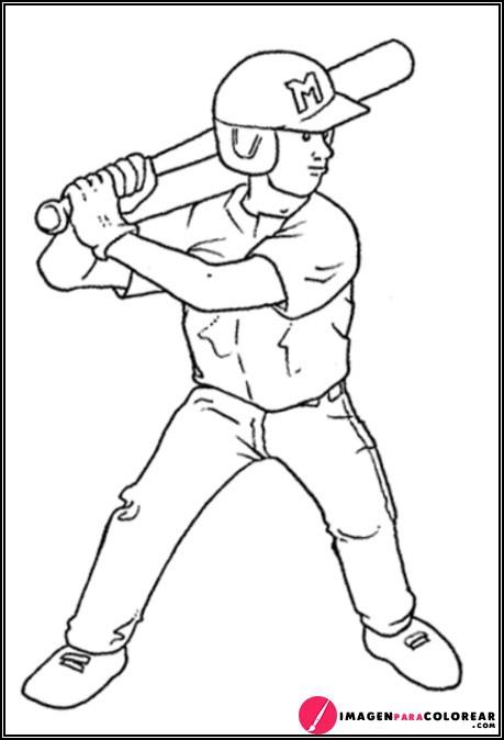Besbol Dibujo Para Colorear