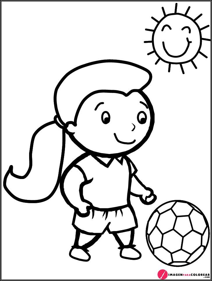 Chicha Futbol Para Colorear