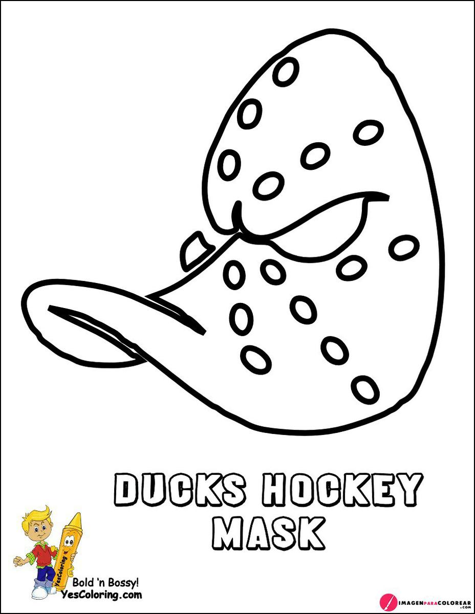 13 Imagen Hockey Colorear