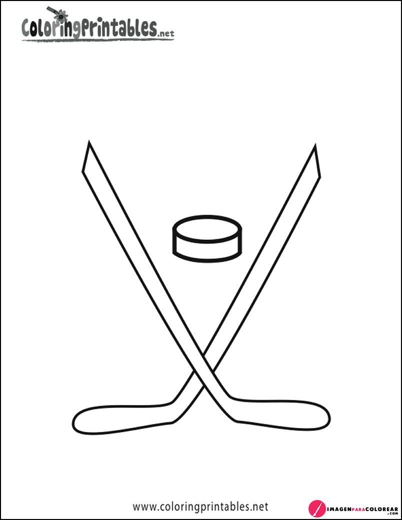 22 Imagen Hockey Colorear