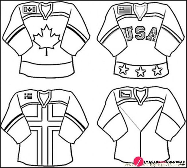 25 Imagen Hockey Colorear