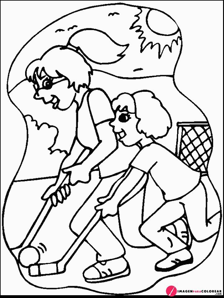 27 Imagen Hockey Colorear