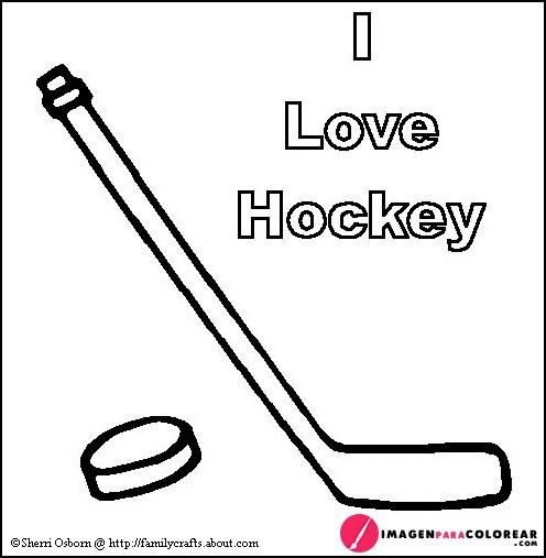 33 Imagen Hockey Colorear