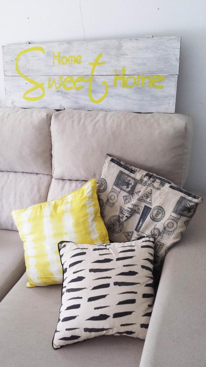 Cartel con palets - Ya terminado