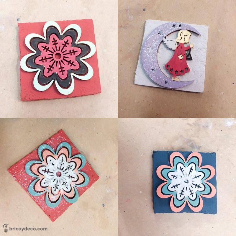 taller de imanes navideños de Bricoydeco