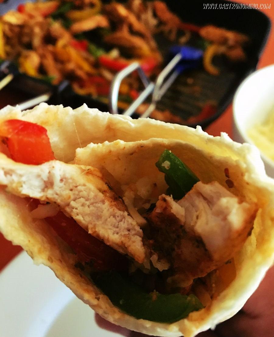 Fajitas de pollo