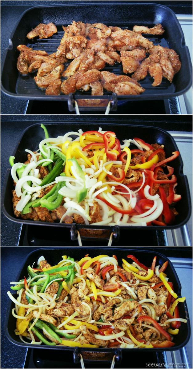 Fajitas de pollo