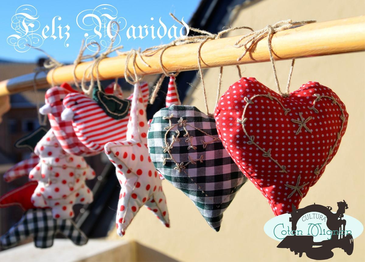 Adornos de Tela para el árbol de Navidad