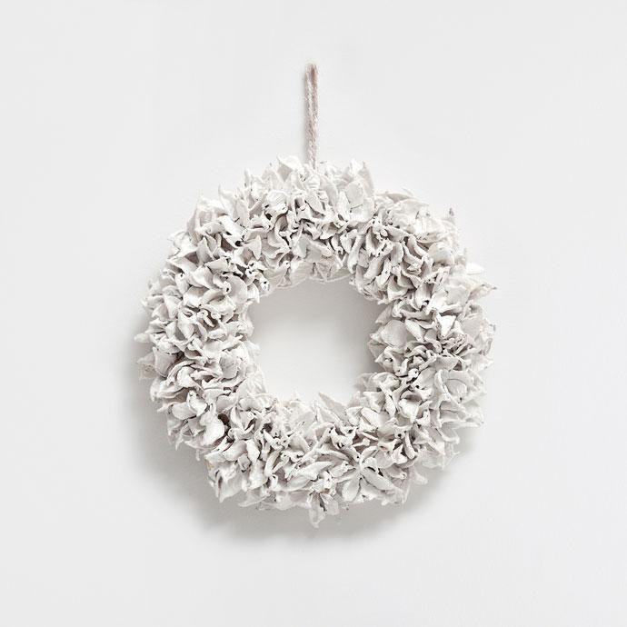 Tendencias Navidad 2017 Zara Home corona blanca