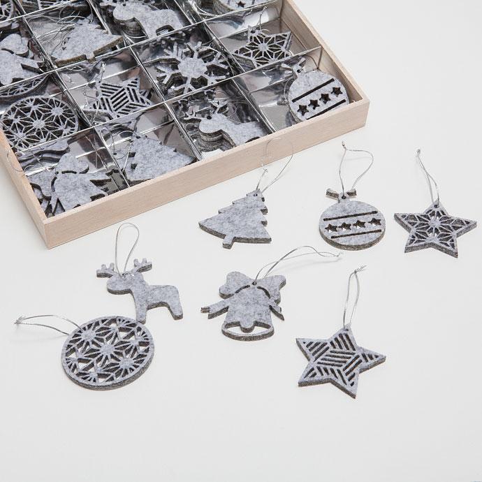 Tendencias Navidad 2017 Zara Home adornos fieltro