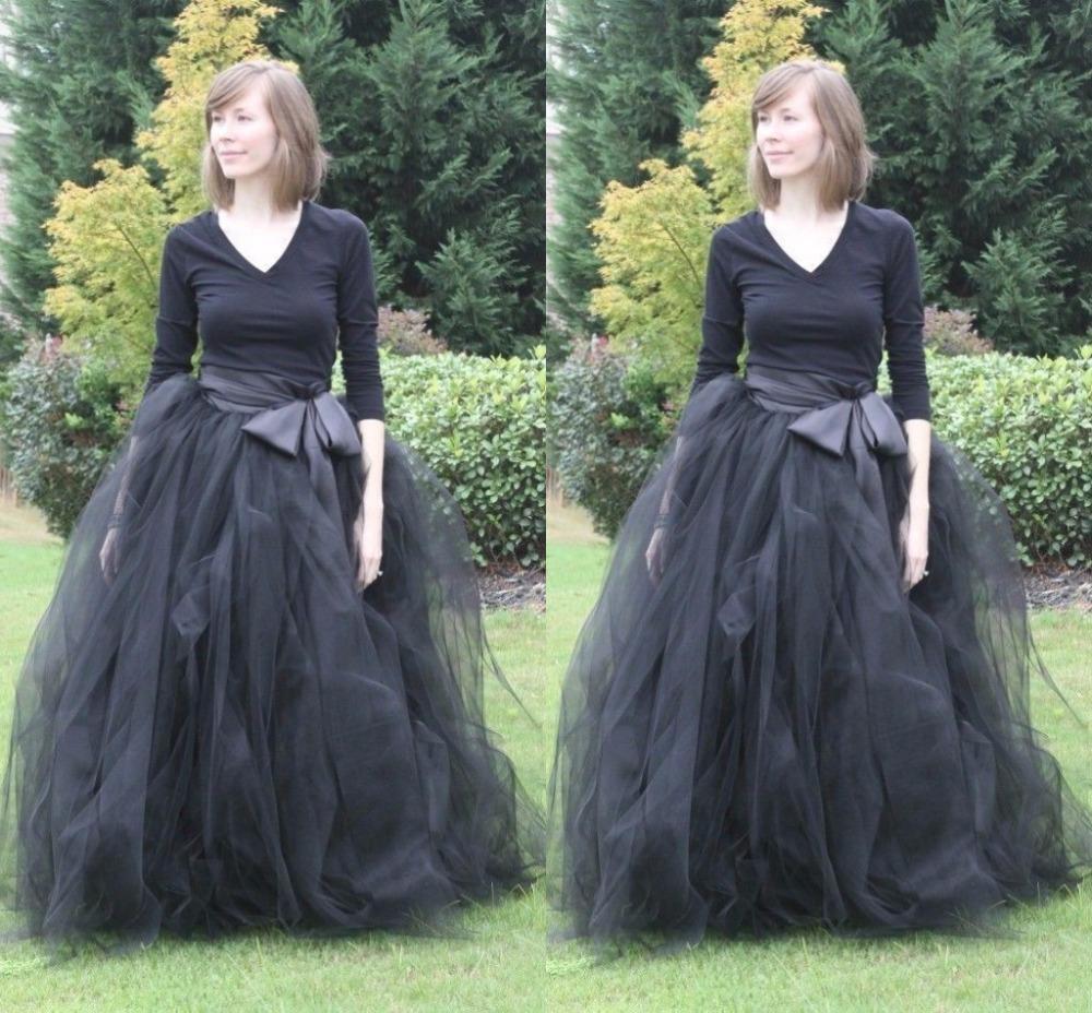 vintage-font-b-black-b-font-ball-gowns-tulle-long-font-b-skirts-b-font-with