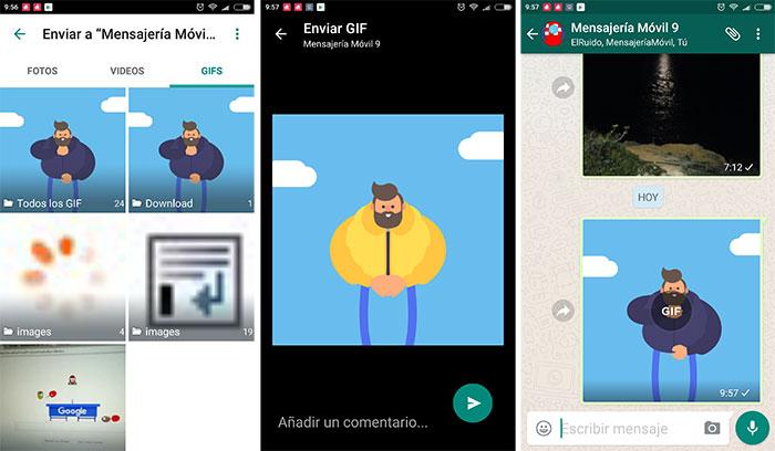 WhatsApp para Android facilita mandar GIFs