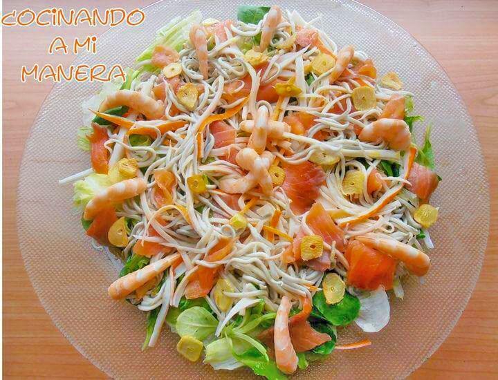 ensalada de angulas sucedáneas