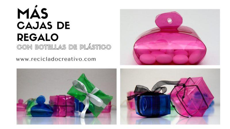 Bomboneras - cajas de regalo - con botellas de plástico
