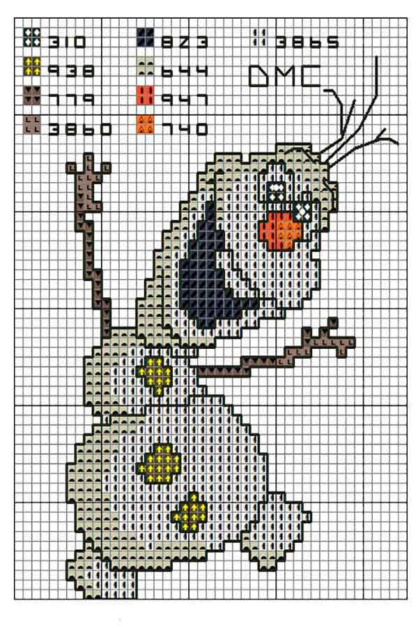 punto de cruz navidad