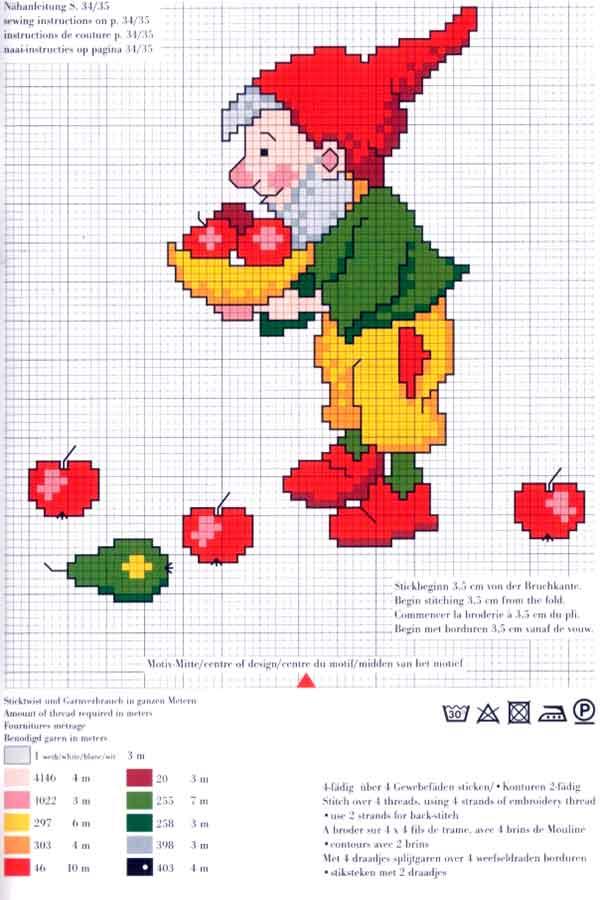 punto de cruz navidad