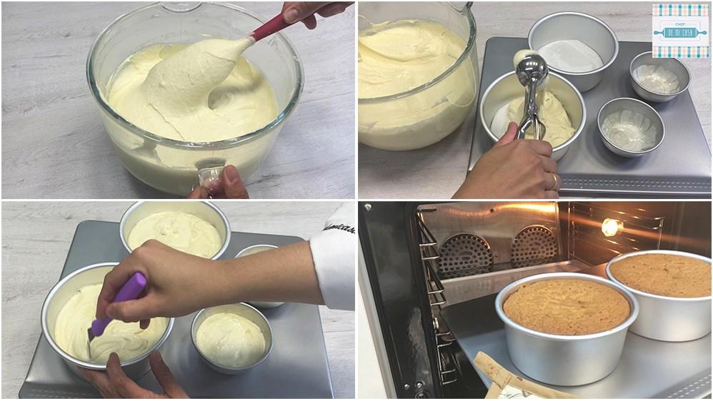 Bizcocho para Tartas Fondant