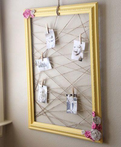 DIY cuadro para fotos