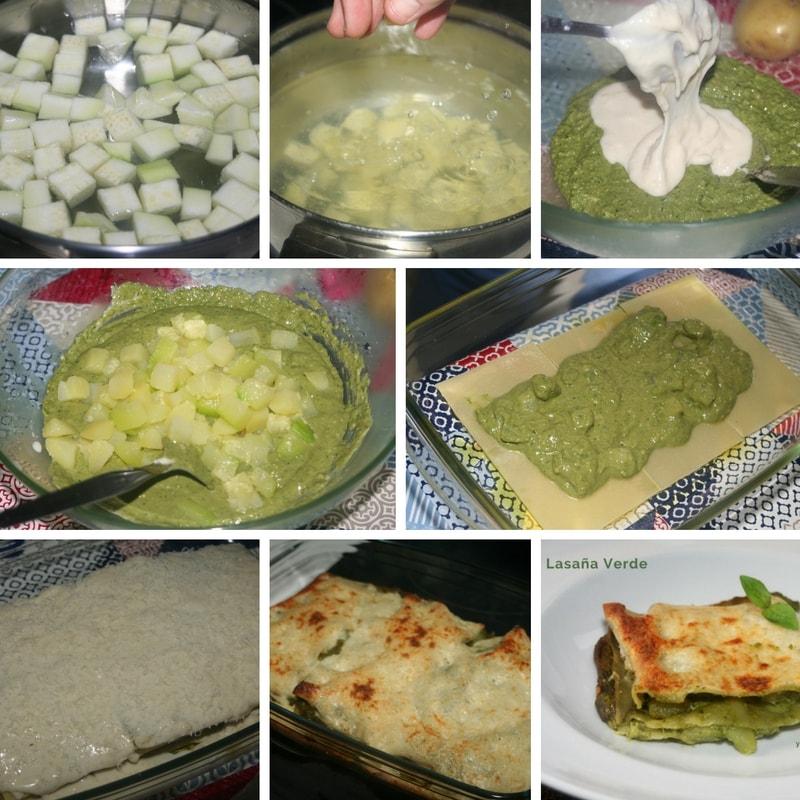 receta lasana verde