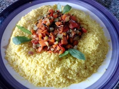 Cuscús vegetariano – Cous cous vegetariano – Cuscús con verduras salteadas  – | Cocina