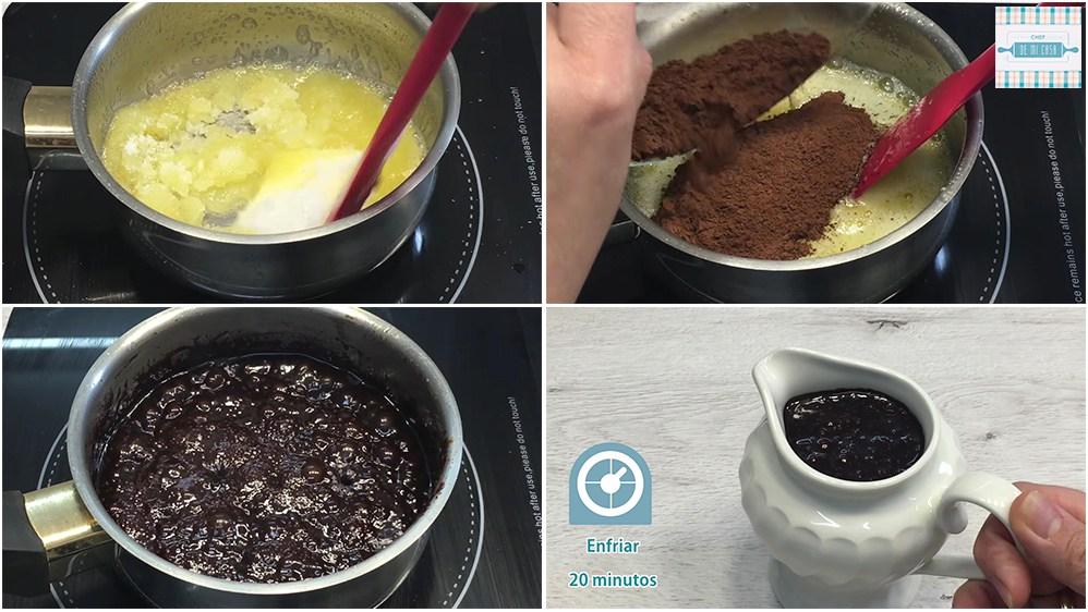 Receta de Salsa de Chocolate paso a paso