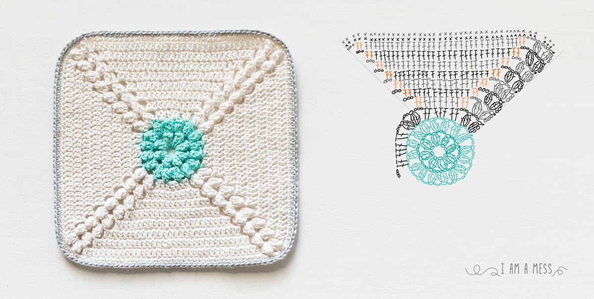 patron de granny, visto en "I am a Mess Blog"