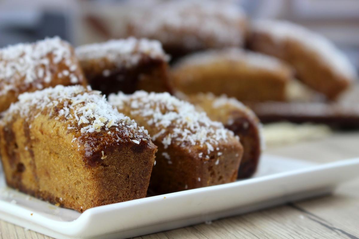 Bizcochitos de coco húmedos sin leche