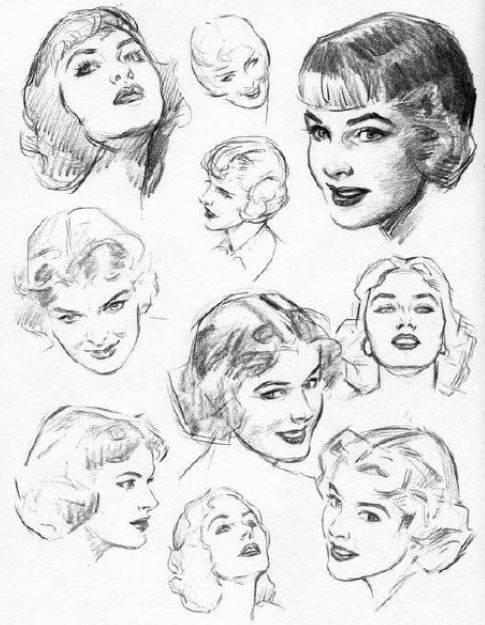 dibujo-de-los-rasgos-de-una-mujer