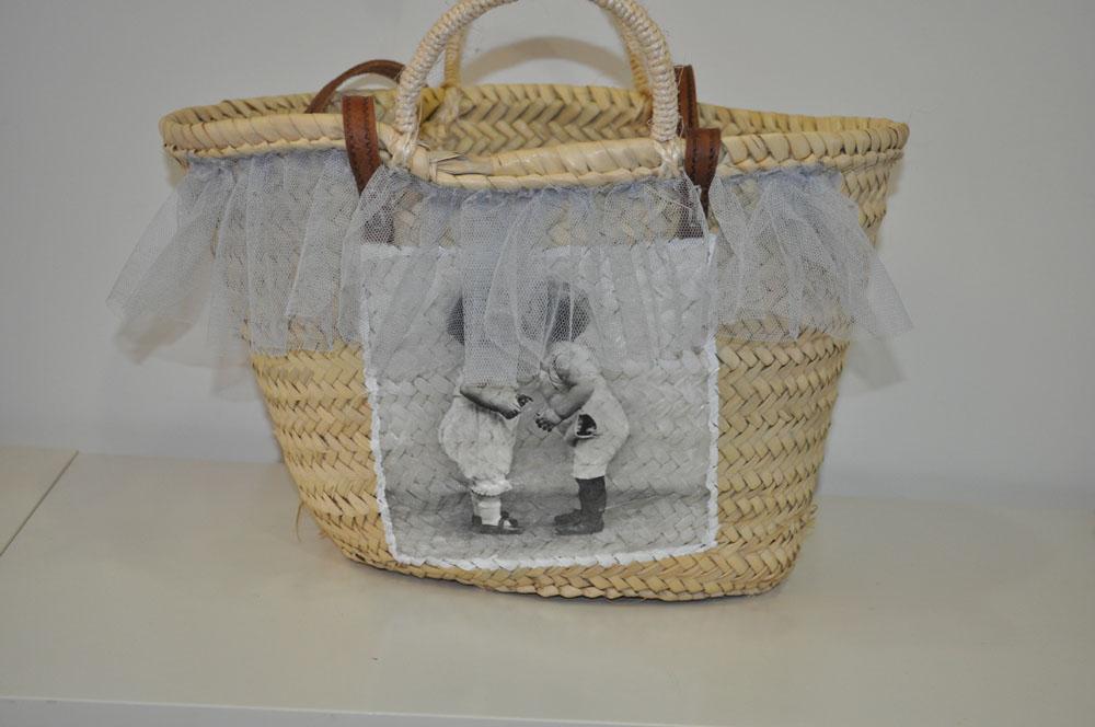 cesta decorada découpage