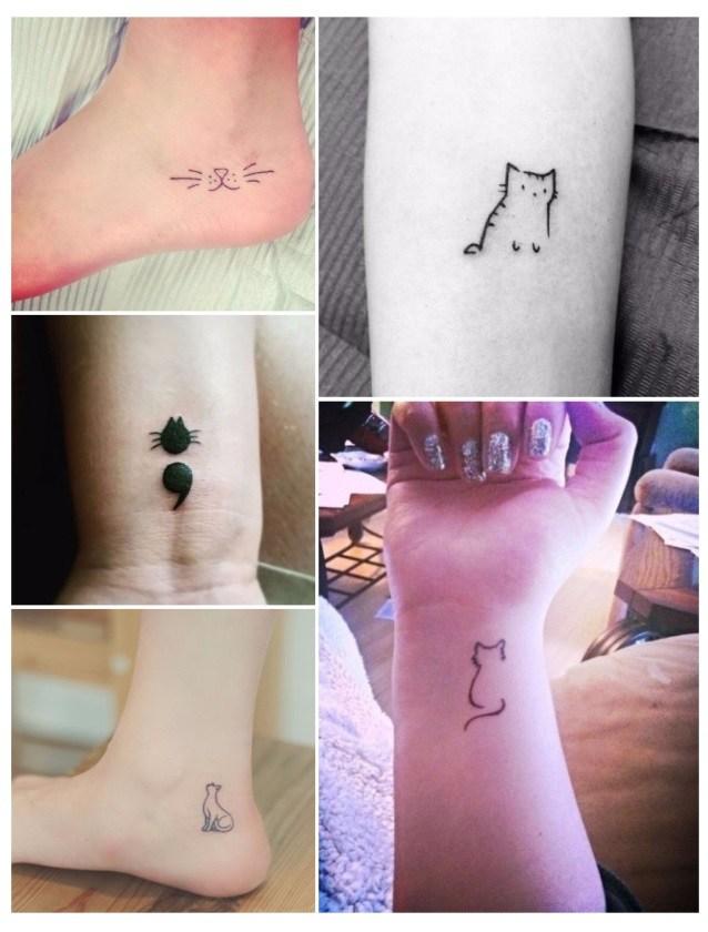 tatuajes de gatos en el brazo