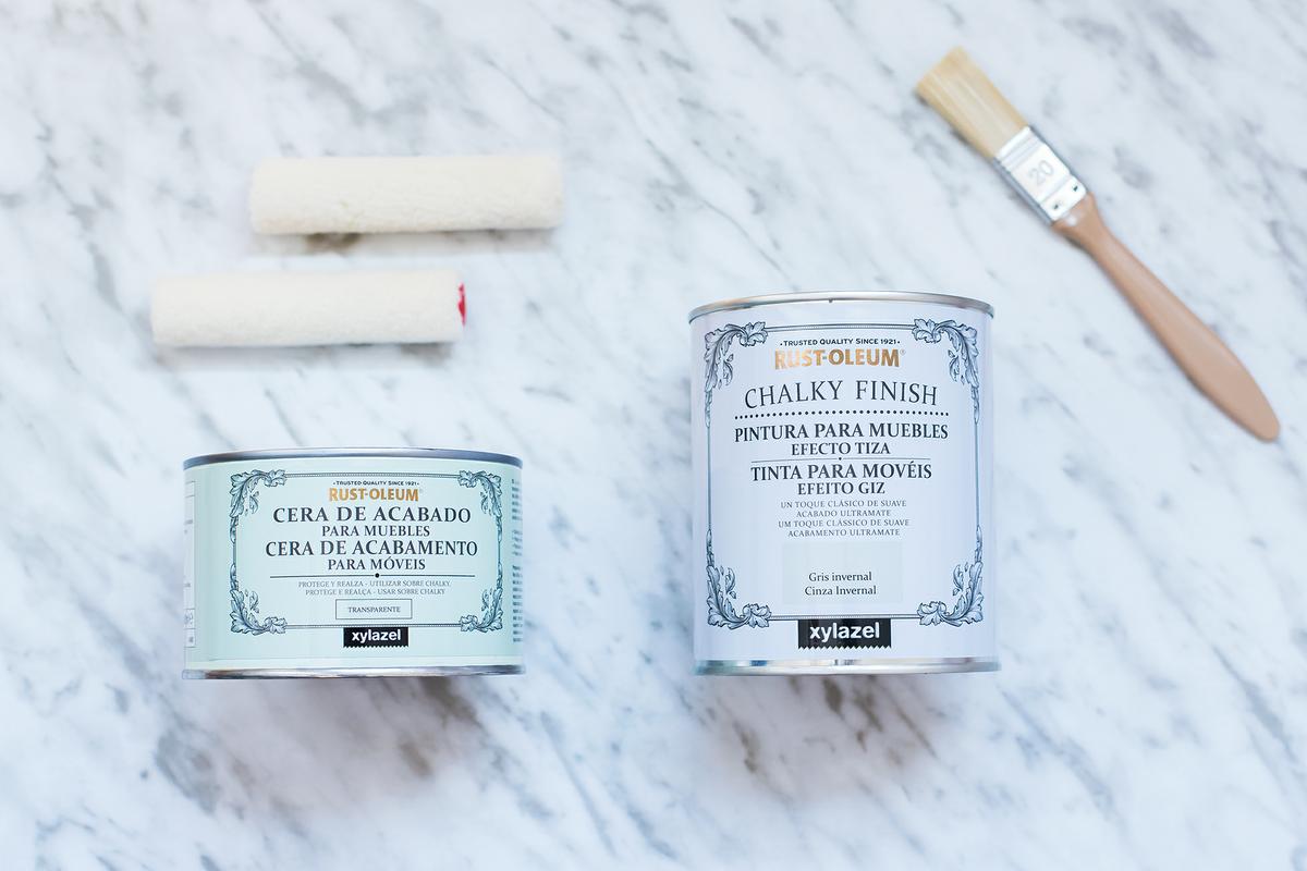 como pintar un mueble con pintura a la tiza