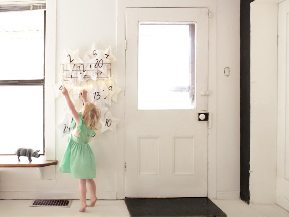 calendario de adviento estrellas