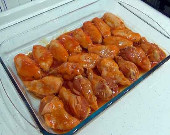 alitas de pollo