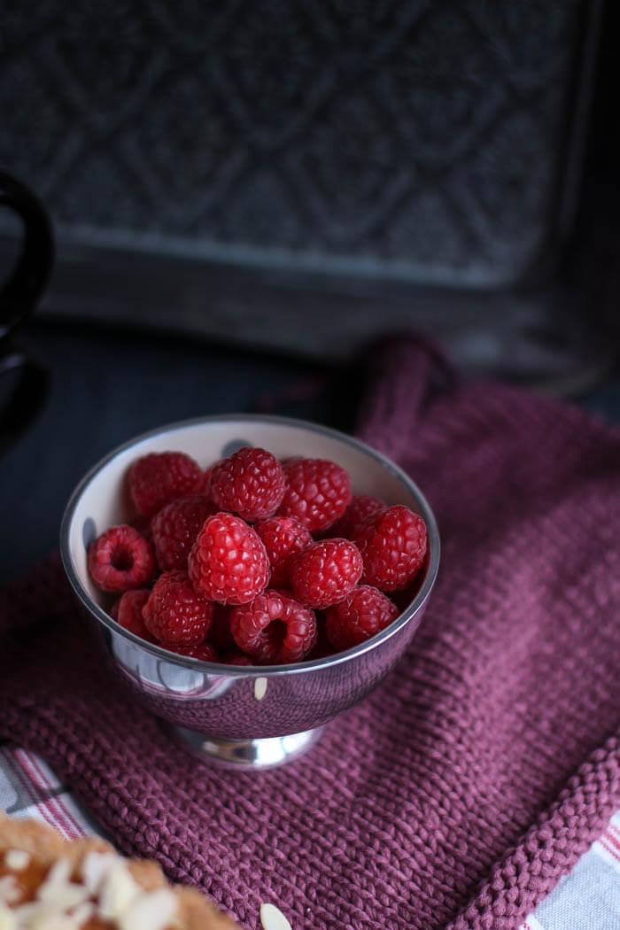 Frambuesas por Pintando las nubes
