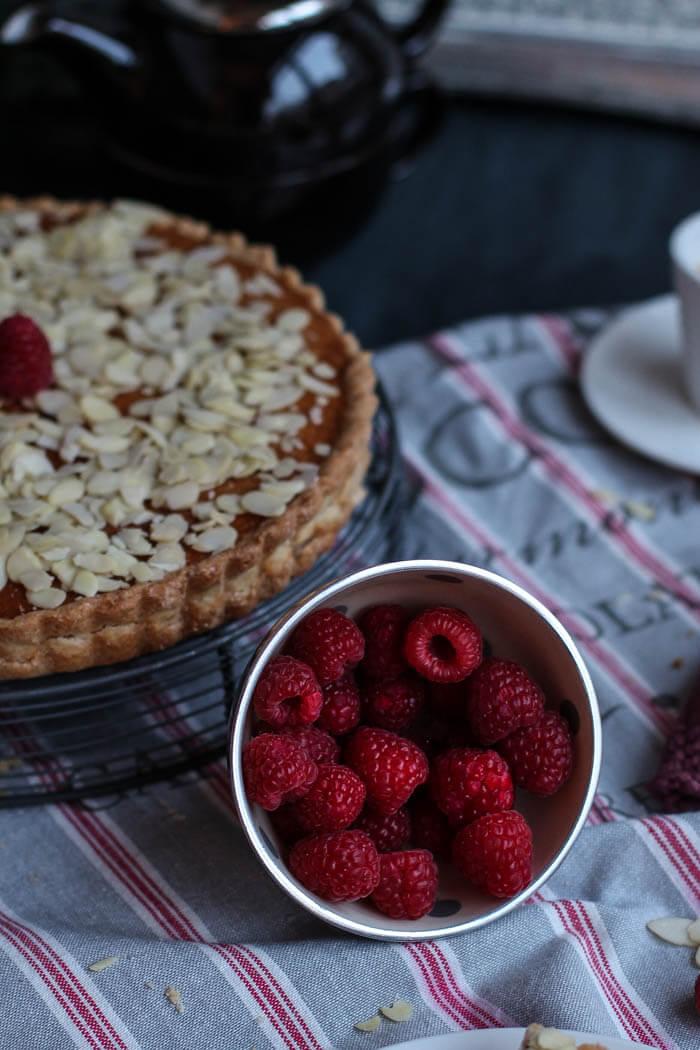 Frambuesas por Pintando las nubes