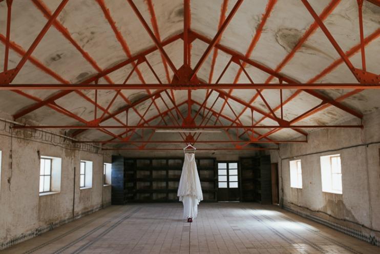 Una boda en una estacion antigua