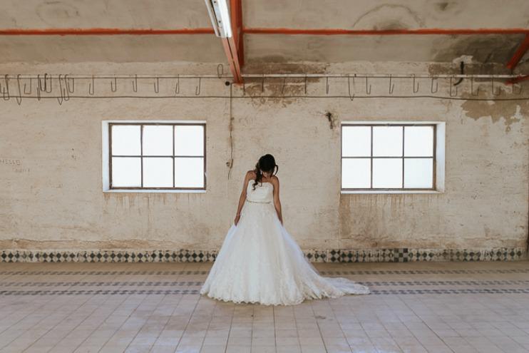 Una boda en una estacion antigua
