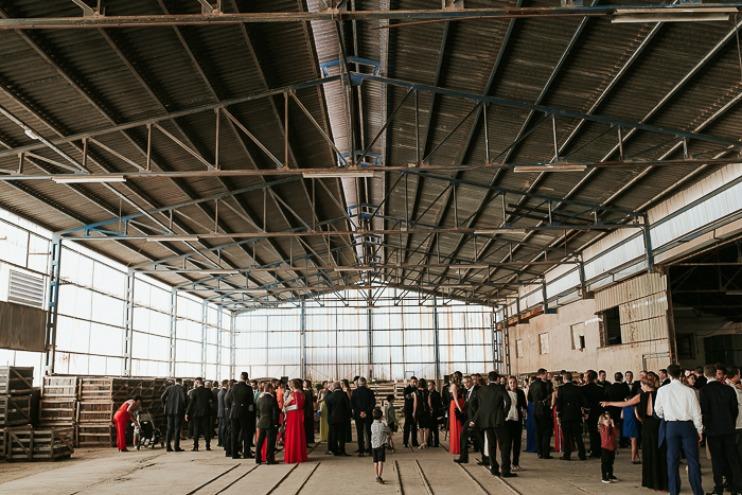 Una boda en una estacion antigua