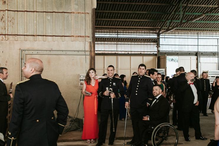 Una boda en una estacion antigua
