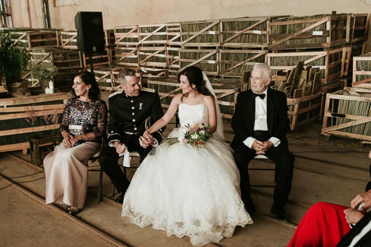 Una boda en una estacion antigua