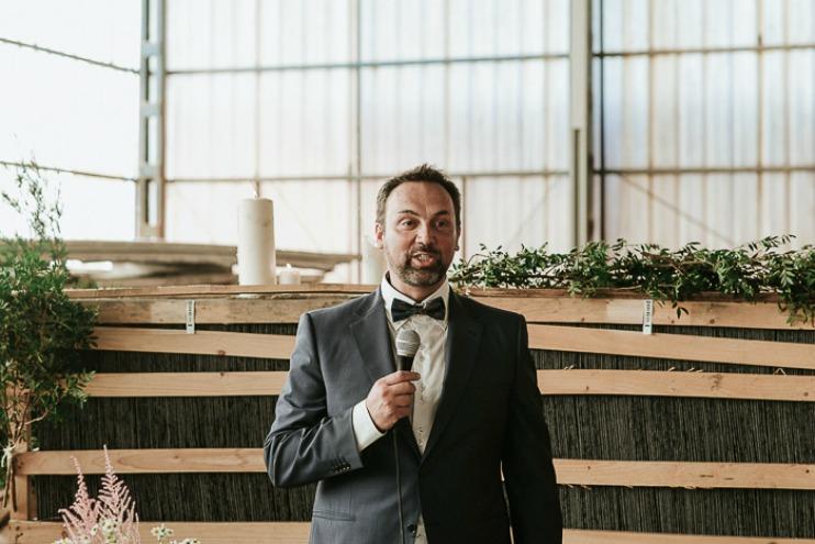 Una boda en una estacion antigua