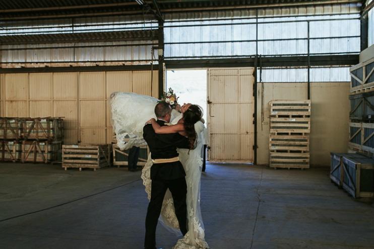 Una boda en una estacion antigua
