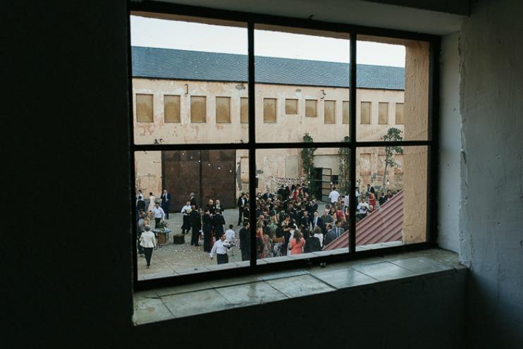 Una boda en una estacion antigua