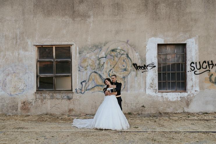 Una boda en una estacion antigua