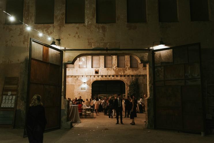 Una boda en una estacion antigua