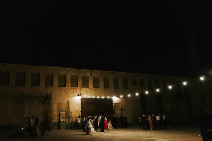 Una boda en una estacion antigua