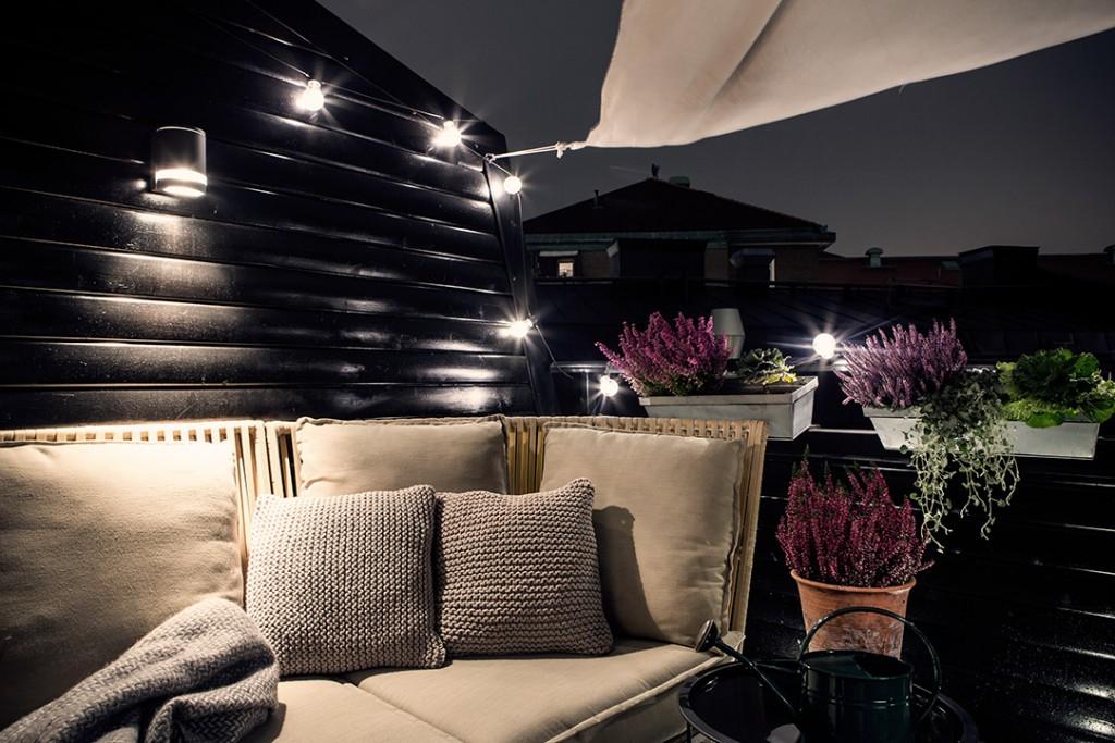 Estilo nórdico en el dormitorio - estilo nórdico en la terraza