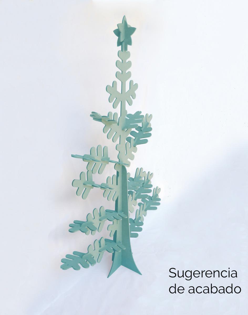 Arbol navidad desmontable de estilo nordico en dm