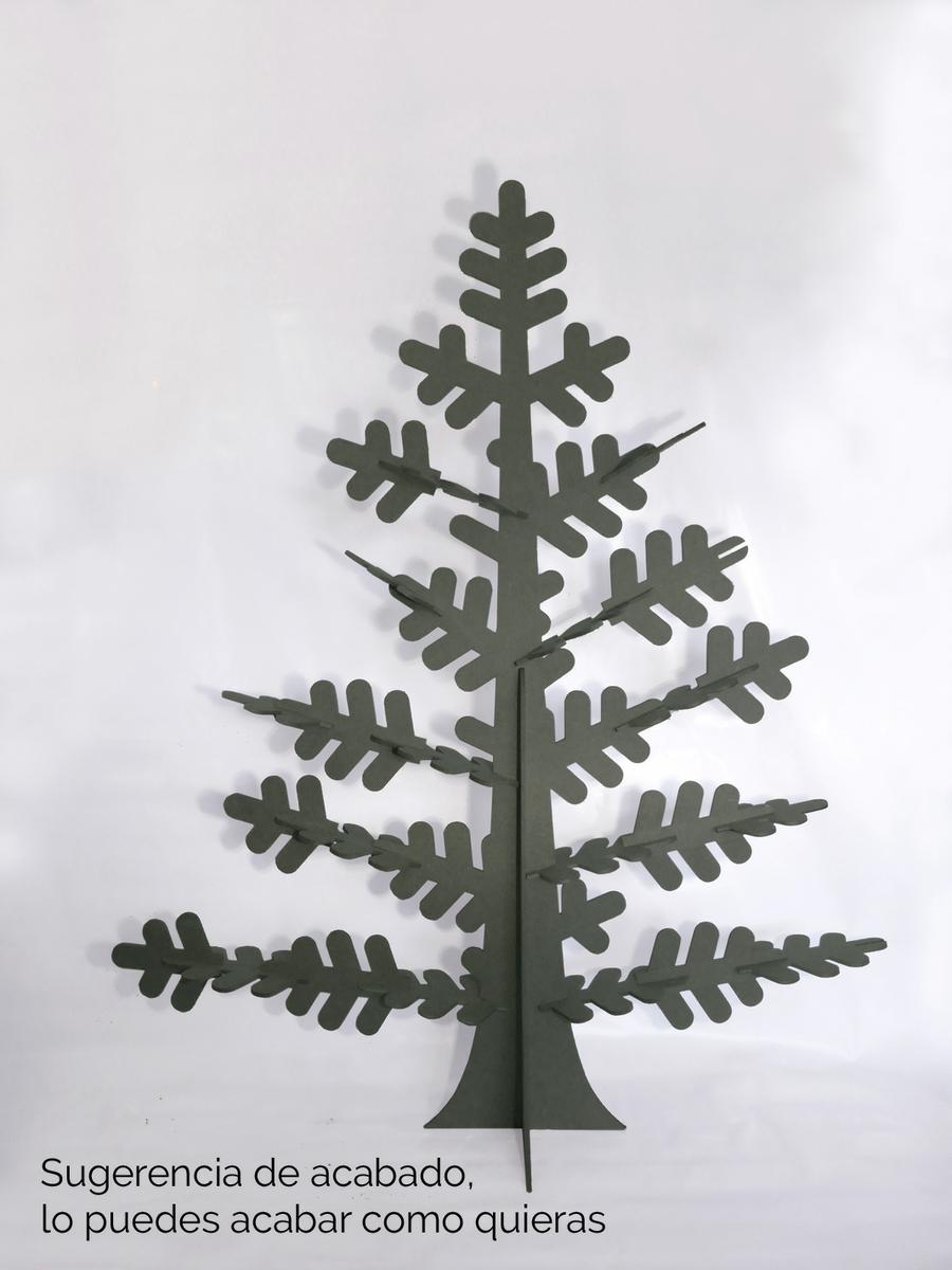 Arbol navidad desmontable de estilo nordico en dm